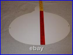 Vintage Standard Gasoline Torch & Flame 18 Porcelain Metal Gas Station Oil Sign