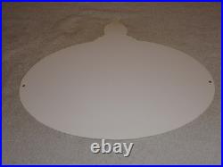 Vintage Standard Gasoline Torch & Flame 18 Porcelain Metal Gas Station Oil Sign