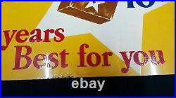 Vintage Star Tobacco Metal Advertising Sign