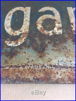 Vintage Street Sign Juri Gagarin's Road Made in Poland Industrial Signage