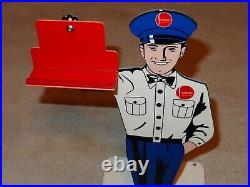 Vintage Studebaker Cars & Trucks 12 Metal Business Card Holder Gas & Oil Sign
