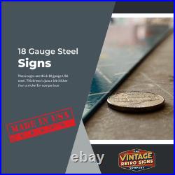 Vintage Style Metal Rafter Sign 2 Sided Horse Cure NOT Porcelain 34x24 Made USA