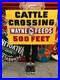 Vintage_Style_Metal_Sign_2_Sided_Cattle_Crossing_NOT_Porcelain_34x24_Made_USA_01_jgx