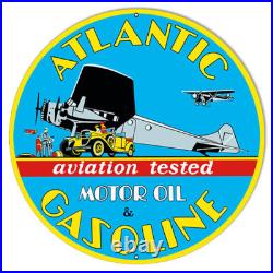 Vintage Style Metal Sign Aviation Motor Oil 30x30