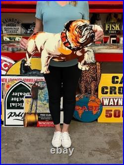 Vintage Style Metal Sign English Bulldog Mack NOT Porcelain 22x16 Made USA