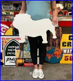 Vintage Style Metal Sign English Bulldog Mack NOT Porcelain 22x16 Made USA
