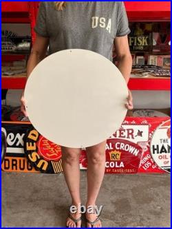 Vintage Style Metal Sign Hancock Gasoline NOT Porcelain 20x20 Made USA