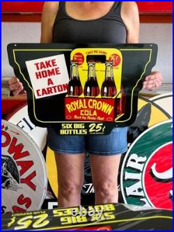 Vintage Style Metal Sign RC Cola NOT Porcelain 22x14 Made USA