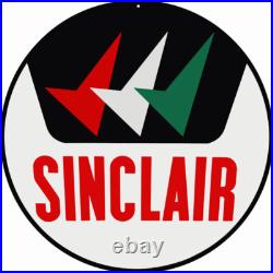 Vintage Style Metal Sign Sinclair Motor Oils 30x30