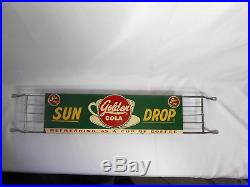 Vintage Sun-drop Golden Girl Cola Country Store Metal Door Push Sign