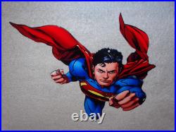 Vintage Superman Movie & Tv Show Die-cut Flying Super Man 12 Metal Gas Oil Sign