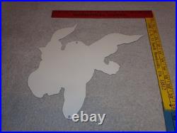 Vintage Superman Movie & Tv Show Die-cut Flying Super Man 12 Metal Gas Oil Sign