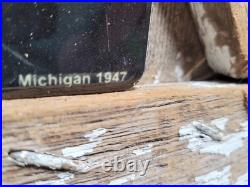 Vintage Tanglefoot Porcelain Sign Old 1947 Michigan Flypaper Hardware Bug Tool