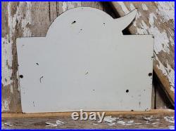 Vintage Tanglefoot Porcelain Sign Old 1947 Michigan Flypaper Hardware Bug Tool