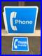 Vintage_Telephone_Metal_Flange_Signs_lot_Of_2_Never_Used_nos_Large_Small_01_cep