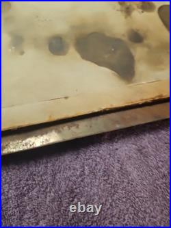 Vintage Tin Over Cardboard Baxter Laundry Sign Dry Cleaning Shoe Repair 19x12 in