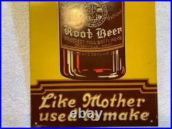 Vintage Tower Root Beer, Somerville, MA Embossed Metal Sign