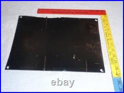 Vintage Triumph Motorcycles Dealer 14 X 10 Porcelain Metal Gasoline & Oil Sign