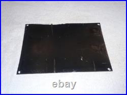 Vintage Triumph Motorcycles Dealer 14 X 10 Porcelain Metal Gasoline & Oil Sign