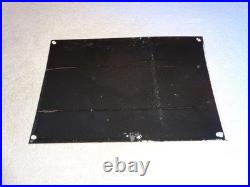 Vintage Triumph Motorcycles Dealer Porcelain Metal Gasoline & Oil Sign Lo Enamel