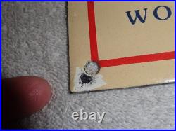 Vintage Triumph T110 Motorcycle Dealer Tiger 10 Porcelain Metal Gasoline? Sign