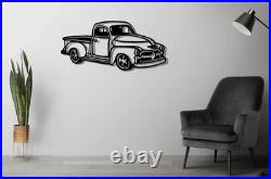 Vintage Truck Decor Metal Sign, Pickup Truck Wall Art, Gift for Truck Lovers