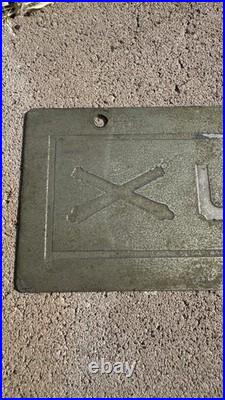 Vintage U. S. ARMY Metal Sign / Plaque / Emblem / Plate Military
