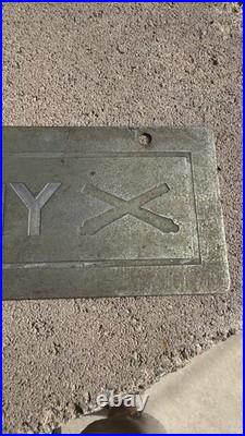 Vintage U. S. ARMY Metal Sign / Plaque / Emblem / Plate Military