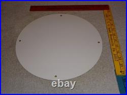 Vintage Union Aviation Gasoline Station +woman 11 3/4 Porcelain Metal Oil Sign