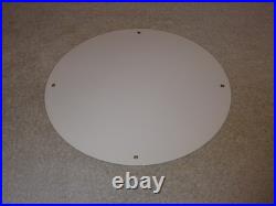 Vintage Union Aviation Gasoline Station +woman 11 3/4 Porcelain Metal Oil Sign