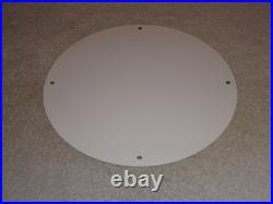 Vintage Union Aviation Gasoline Station +woman 11 3/4 Porcelain Metal Oil Sign