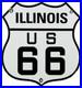 Vintage_Us_Route_66_Illinois_Porcelain_Metal_Highway_Sign_Gas_Shield_Oil_Road_01_oz