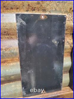 Vintage Voting Porcelain Sign Old Womens Rights Registered To Vote Citizenship