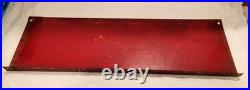 Vintage WILLARD STORAGE BATTERIES Flange SIGN 22 Metal RARE gas oil