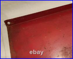 Vintage WILLARD STORAGE BATTERIES Flange SIGN 22 Metal RARE gas oil