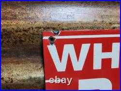 Vintage Whiskey Bar Porcelain Sign Old Restaurant Liquor Speakeasy Pub Saloon