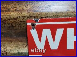 Vintage Whiskey Bar Porcelain Sign Old Restaurant Liquor Speakeasy Pub Saloon