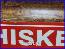 Vintage Whiskey Bar Porcelain Sign Old Restaurant Liquor Speakeasy Pub Saloon