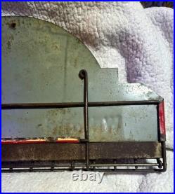 Vintage Willard Battery Cables Display Embossed Metal Sign Advertising