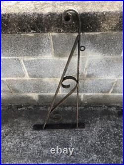 Vintage large double sided Goodyear tires metal sign and bracket. See description