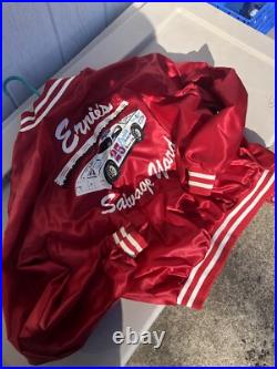 Vintage large double sided Goodyear tires metal sign and bracket. See description