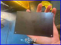 Vintage metal sign WBBM CBS Radio advertising Chicago