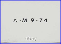 Vintage metal sign WOLFS HEAD MOTOR OIL wolf pictured double sided unused n-mint