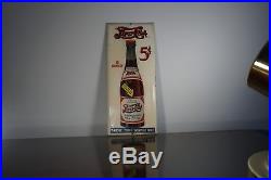 Vintage pepsi cola metal sign from the Everette Lloyd collection