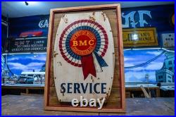 Vintage sign The British MOTOR CORPORATION BMC- 94 x 67 cm Vintage sign The British MOTOR CORPORATION BMC- 94 x 67 cm