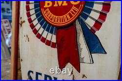 Vintage sign The British MOTOR CORPORATION BMC- 94 x 67 cm Vintage sign The British MOTOR CORPORATION BMC- 94 x 67 cm