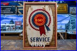 Vintage sign The British MOTOR CORPORATION BMC- 94 x 67 cm Vintage sign The British MOTOR CORPORATION BMC- 94 x 67 cm
