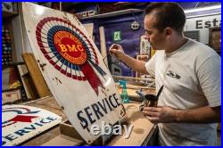 Vintage sign The British MOTOR CORPORATION BMC- 94 x 67 cm Vintage sign The British MOTOR CORPORATION BMC- 94 x 67 cm