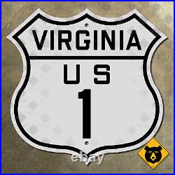 Virginia US Route 1 highway marker road sign 24x24 Richmond Alexandria
