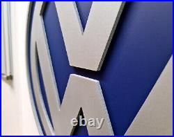Volkswagen Motorsports Motor Vehicle Wall Plaque Wooden Sign Car Garage VW Cave